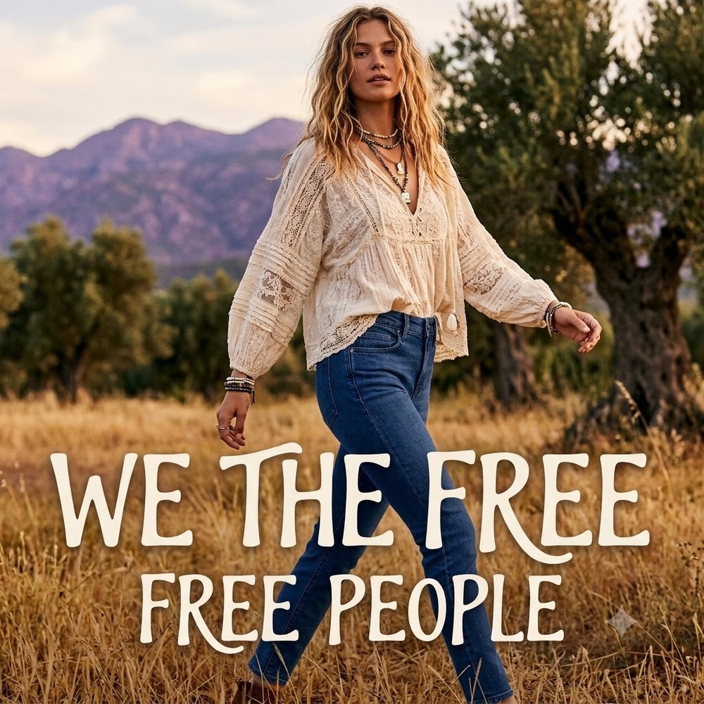 We The Free Free People High Rise Skinny Jeans Blue Raw Hem Denim Womens 26